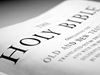 close up holy bible