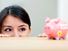 Woman Piggy Bank Desk