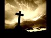 Sepia sky with a cross