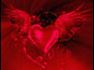Red Heart with Wings