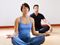 Couple doing yoga