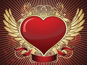 Heart with Wings