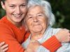 Grandmother and granddaughter