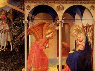 The Annunication by Fra Angelico