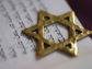 Jewish Star of David on the opening pages of a Torah