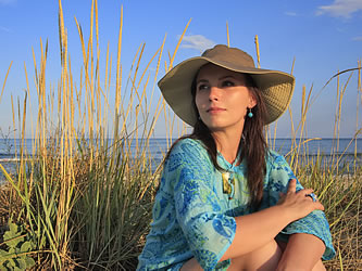 Woman at beach