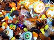 Halloween candy assortment candy corn