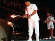 Muhammad Ali lighting Olympic Torch