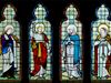 Saints on a Stained-Glass Window