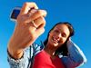 woman taking a picture of herself