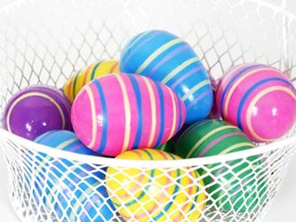 Rubber Band Easter eggs