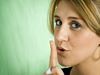 Woman saying shush