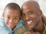 Black father and son
