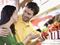 Man and woman shopping for vegetables