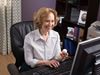 Woman on computer