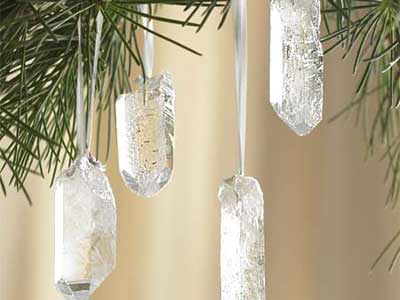 Quartz Crystal Ornaments