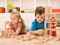 kids playing with blocks