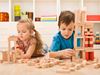 kids playing with blocks
