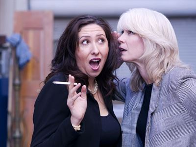 Gossip on a smoking break