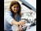 woman changing oil