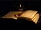 Book with Candlelight