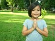 Girl showing respect - set rules