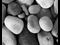 black and white stones