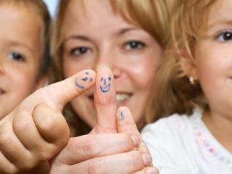 Happy face thumbs