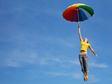Joy quotes, woman lifted up to the sky