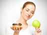 Choosing between donut and apple
