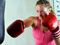 Woman boxer