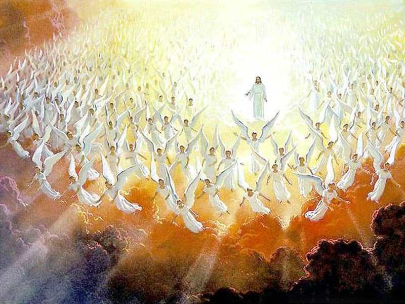 Angels Surrounding Jesus