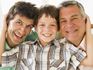 Grandfather, father, grandson