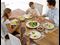 family eating dinner