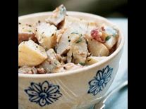 Roasted Potato Salad with Mustard Dressing
