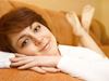 woman relaxing on a couch