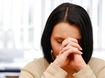 Woman praying