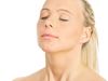 Woman breathing