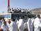 Hajj bus full of pilgrims