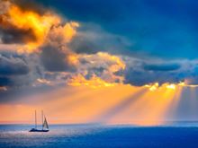 boat on the ocean