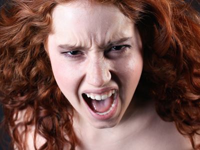 Angry woman