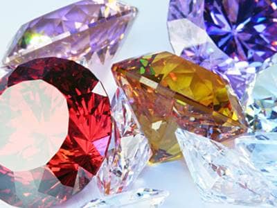 Birthstones for Every Month of the Year. Colorful Birthstones