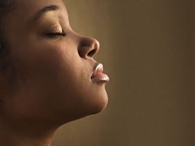 Woman in quiet contemplation