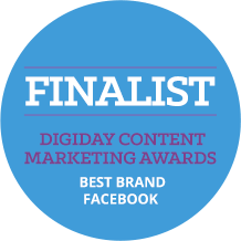 FINALIST Digiday Content Marketing Awards