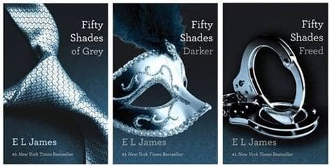 50 shades of grey trilogy covers