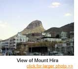 View of Mt. Hira. Click for larger image