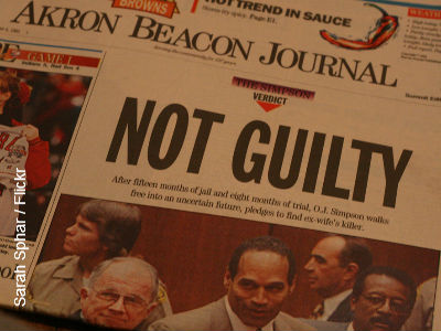 OJ Simpson Verdict Paper