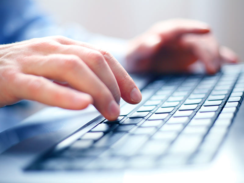 Typing on Computer