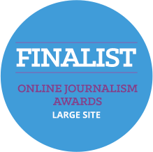 FINALIST Online Journalism Awards for Large Site